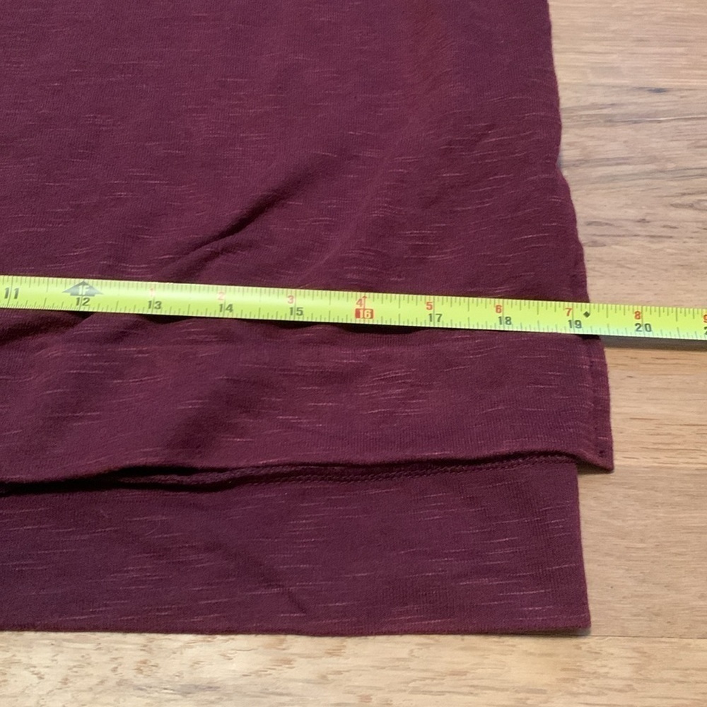 Knox Rose Studded Cold Shoulder Long Sleeve Maroon Blouse Women’s S - Picture 11 of 14